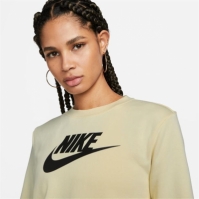 Pulover cu guler rotund Nike Sportswear Essential pentru femei coconut alb