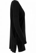 Pulover lejer tricot fin cu decolteu in V pentru Femei negru Urban Classics