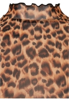 Rochie plasa cu 2 straturi pentru Femei leopard Urban Classics