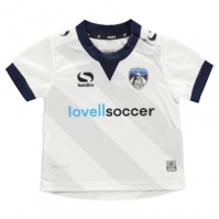 Sondico Oldham Athletic Away Kit 2018 2019 pentru Bebelusi alb bleumarin