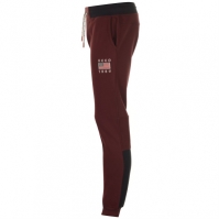 Pantaloni jogging SoulCal Deluxe Knee Panel bleumarin visiniu