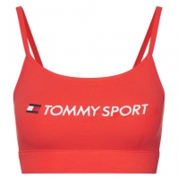 Tommy Sport Low Support Bra rosu