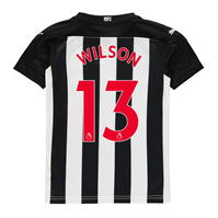 Tricou Acasa Puma Newcastle United Callum Wilson 2020 2021 pentru copii negru alb