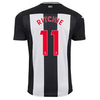 Tricou Acasa Puma Newcastle United Matt Ritchie 2019 2020 negru alb