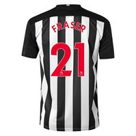 Tricou Acasa Puma Newcastle United Ryan Fraser 2020 2021 negru alb