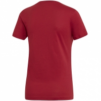 Tricou Adidas Essentials Linear rosu EI0697 femei