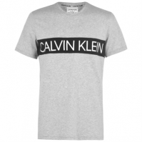 Tricou Calvin Klein Block gri