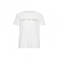 Tricou Calvin Klein Jeans Calvin Klein Jeans Institutional pentru Barbati bright alb