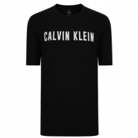 Tricou Calvin Klein Performance Logo cu maneca scurta ck negru