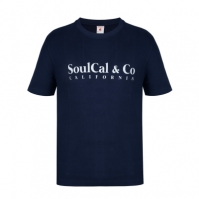 Tricou cu imprimeu SoulCal Large pentru Barbati bleumarin