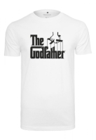 Tricou cu logo Godfather alb Merchcode