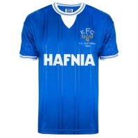 Tricou echipa Score Draw Everton FC 1984 pentru Barbati albastru roial