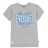 Tricou Everlast Boxing Club pentru baietei gri marl