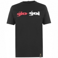 Tricou Gio Goi Brand pentru Barbati negru