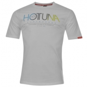 Tricou Hot Tuna Grad Logo pentru Barbati alb multicolor