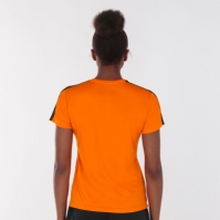 Tricou Joma Academy portocaliu-negru cu maneca scurta