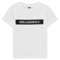 Tricou KARL LAGERFELD Multi Theme pentru baietei alb 10b