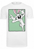 Tricou Looney Tunes Bugs Bunny Funny Face alb Merchcode
