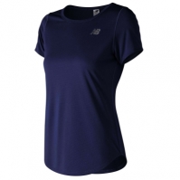 Tricou New Balance Core alergare pentru Femei bleumarin