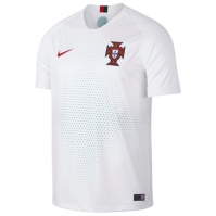 Tricou Nike 2018 Portugalia Stadium pentru Barbati alb gymred