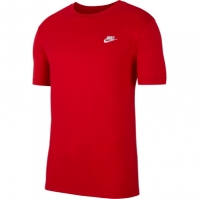 Tricou Nike Sportswear Club pentru Barbati rosu alb