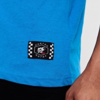 Tricou No Fear Custom Motox Detail pentru Barbati albastru