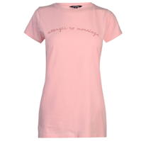 Tricou Golddigga Slogan pentru Femei candy roz