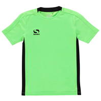 Tricou Sondico Fundamental pentru baietei verde fosforescent negru