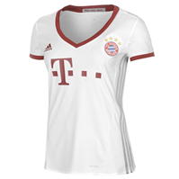 Tricou sport Third adidas Bayern Munich 2016 2017 pentru Femei alb