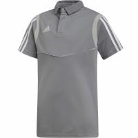 Tricou Tricouri polo For Adidas Tiro 19 bumbac gri DW4737 pentru copii teamwear femei