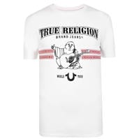 Tricou True Religion Foil World Tour alb