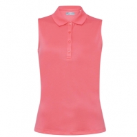 Tricouri Polo Callaway fara maneci tricot pentru Femei alb roz