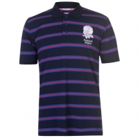Tricouri polo cu dungi RFU Anglia Rugby Shirt pentru Barbati bleumarin