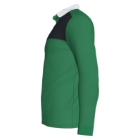 Tricouri Polo Joma Winner II verde-negru cu maneca lunga