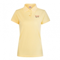 Tricouri Polo Lee Cooper clasic pentru Femei galben