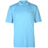 Tricouri Polo Slazenger Golf Solid pentru Barbati albastru aqua