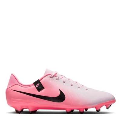 Ghete de fotbal Nike Tiempo Legend 10 Academy Firm Ground roz negru