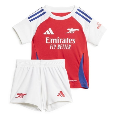 Kit fotbal bebelusi adidas Arsenal Acasa 2024 2025 rosu