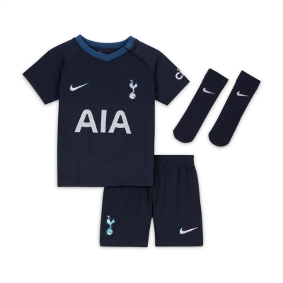 Kit fotbal bebelusi Nike Tottenham Hotspur Away 2023 2024 bleumarin mov