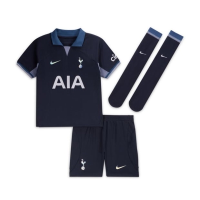 Nike Tottenham Hotspur 2023/24 Away Little Dri-Fit 3-Piece Kit Mini pentru baieti pentru Copii bleumarin mov