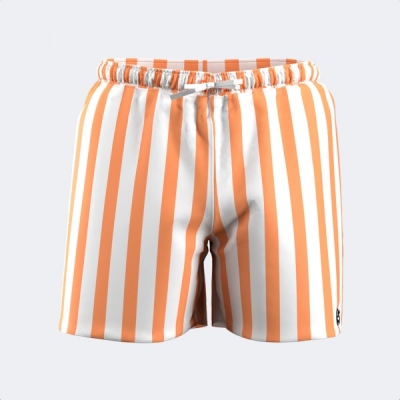Pantaloni scurti inot Joma Party portocaliu alb