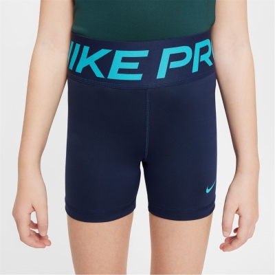 Pantaloni scurti Nike Pro Big () Dri-Fit 3 pentru fete pentru Copii albastru bleumarin