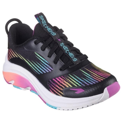 Sneaker Skechers cu siret W Multi plasa Runners pentru fete negru