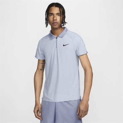 Tricou tenis Polo Nike Slam Dri-FIT ADV pentru Barbati albastru negru