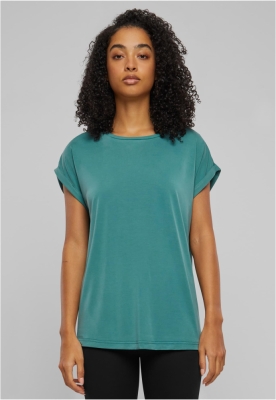 Tricouri maneca larga Modal pentru Femei verde Urban Classics