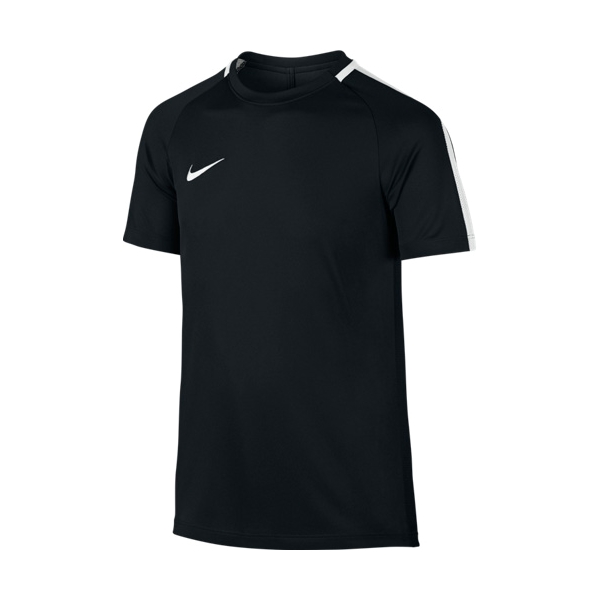 Tricou polo negru fotbal Nike Dry Top Academy pentru baietei
