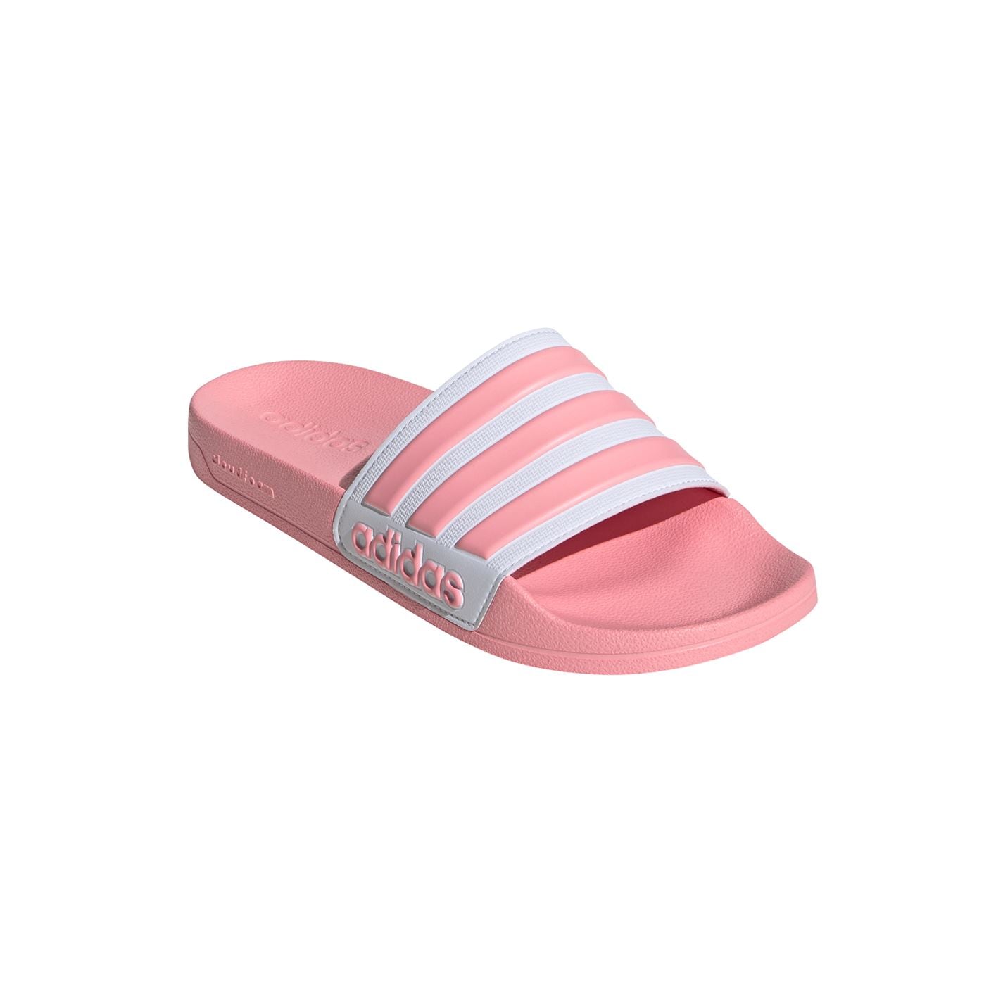 Papuci plaja adidas Adilette pentru femei roz alb