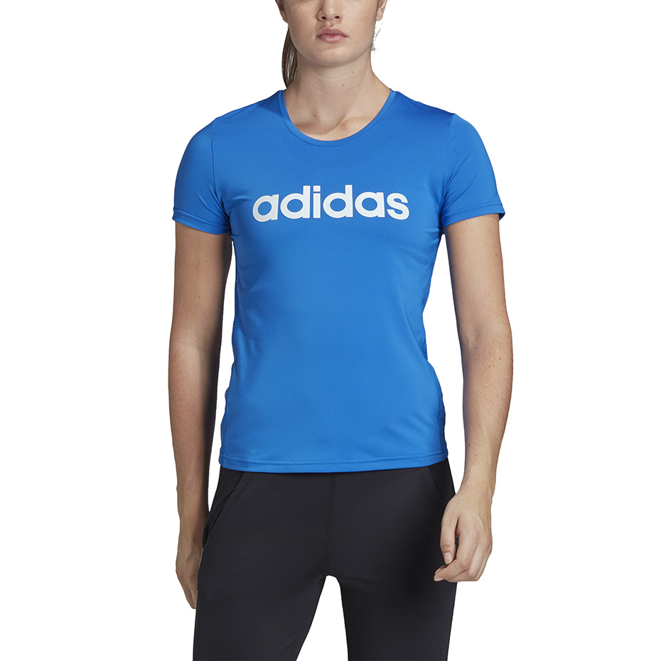 Adidas D2M Logo Shirt albastru FL9230 femei