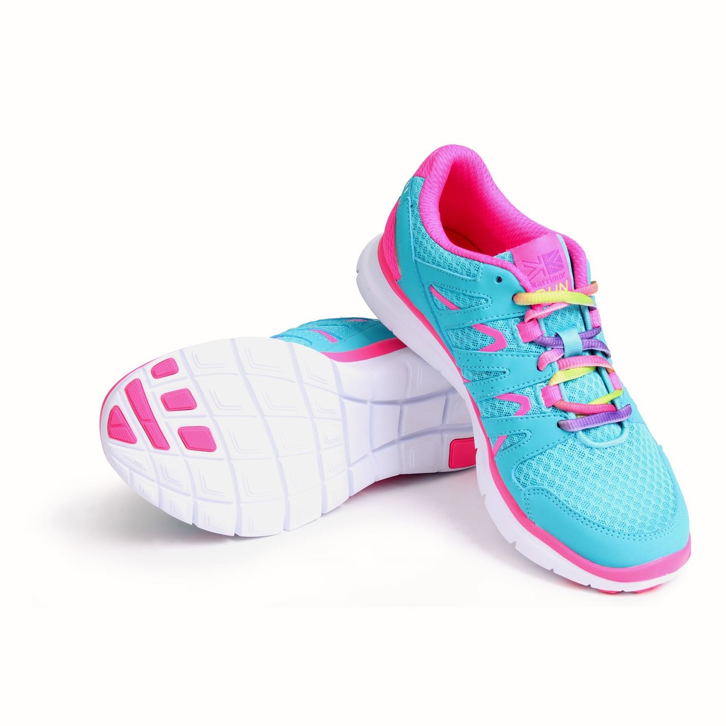 Adidasi alergare Karrimor Duma pentru fetite bleu roz