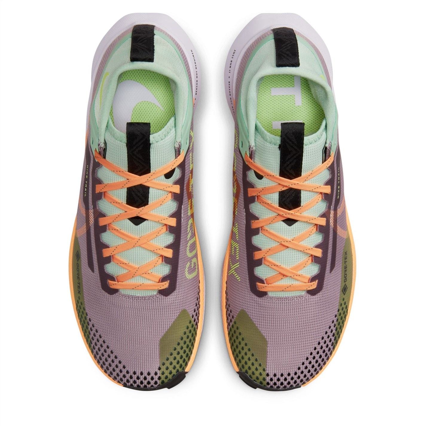 Adidasi alergare Nike React Pegasus Trail 4 GORE-TEX impermeabil pentru femei mov gri